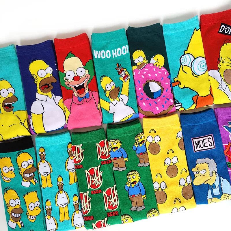 Chaussettes Hommes/Femmes Simpsons