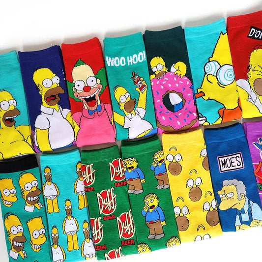 Chaussettes Hommes/Femmes Simpsons